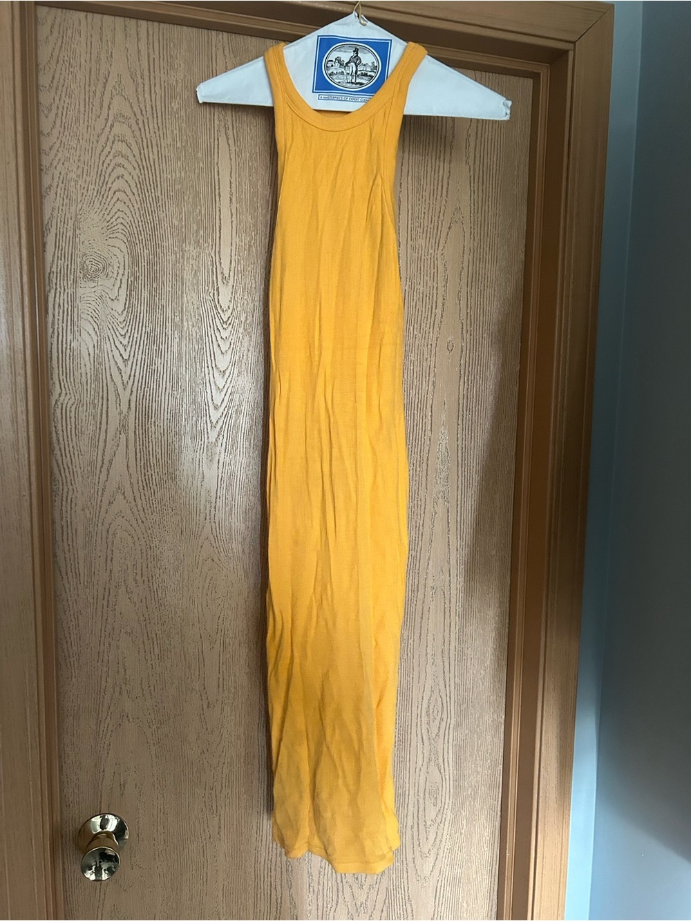 Zara Yellow Sleeveless Maxi Dress